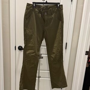 Prana Women's Olive Straight Leg Pants